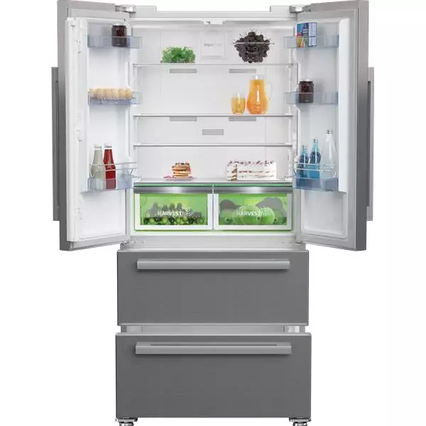 REFRIGERATEUR MULTIPORTES BEKO GNE6039XPN SILVER 539 L - site Surplus Habitat