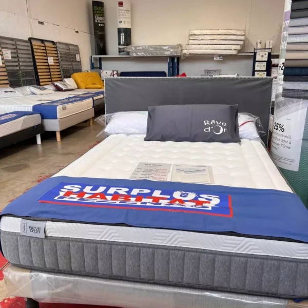 MATELAS A RESSORTS ENSACHES AVEC MEMOIRE DE FORME - site Surplus Habit 34