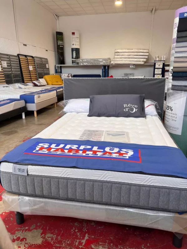 MATELAS A RESSORTS ENSACHES AVEC MEMOIRE DE FORME - site Surplus Habit 34